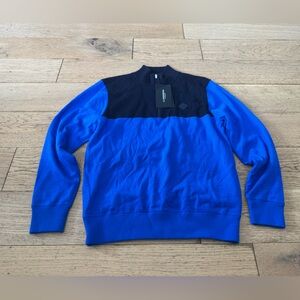 J Lindeberg Jeff Tech Merino Wool Quarter Zip Sweater Men’s Sz Small‎ NWT